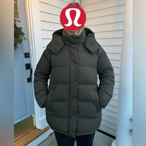 Lululemon Women's Dark Green Puffer Coat